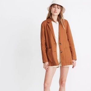 Madewell Linen Dorset Blazer